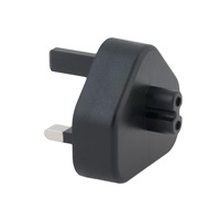 AVACOM Zásuvkový konektor Typ G (UK) pro USB-C nabíječky, černá