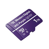 WD MicroSDXC karta 1TB Purple WDD100T1P0C Class 10 (R:100/W:60 MB/s)
