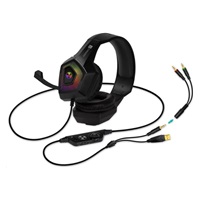 CONNECT IT herní sluchátka BATTLE RGB Ed. 3, s mikrofonem, černá