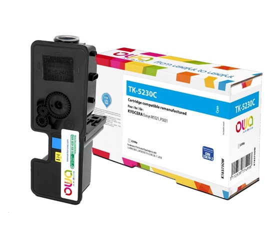 ARMOR toner pro Kyocera ECOSYS M5521, P5021 (TK5230C), modrá/cyan, 2200 str