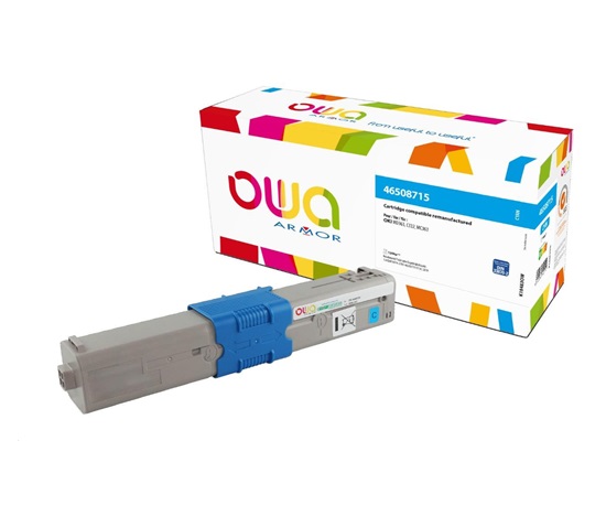 ARMOR toner pro Oki C332, MC363 (46508715), modrá/cyan, 1500 str