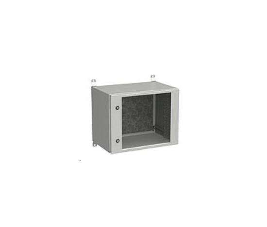 Solarix rozvaděč nástěnný venkovní LC-20 9U 600x600mm, dveře sklo, LC-20-9U-66-11-G