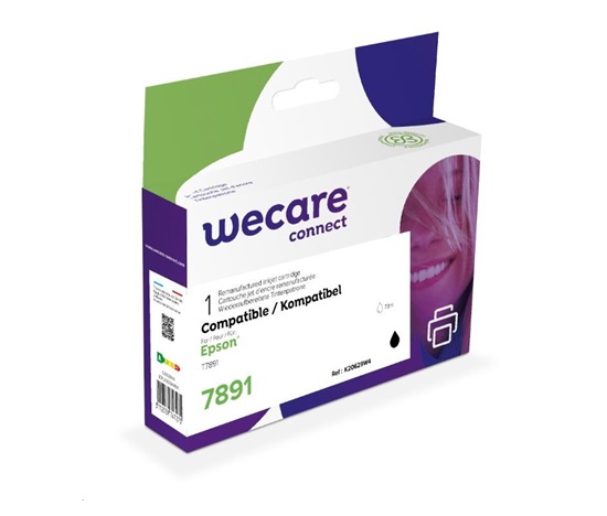WECARE Wkład ARMOR do Epson WorkForce Pro WF-5110, 5190, 5620, 5690 (C13T78914010), czarny/black, 73ml, 4000str