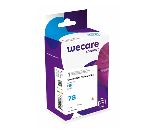WECARE Wkład ARMOR do HP DJ 920c, 930c, 932c, 934c, 935c, 940c/cvr, 1115/cvr (C6578AE), 3 colors, 45ml, 775str