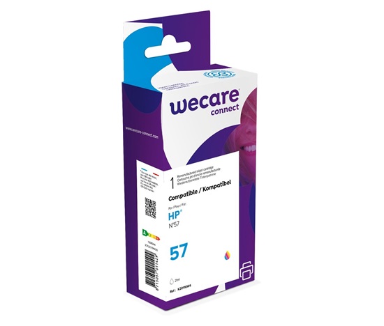 WECARE Wkład ARMOR do HP Deskjet 450ci, 450cbi, 5150, 5550, 5652, 2175, 2510 ph (C6657A), 3 colors, 21ml, 550str