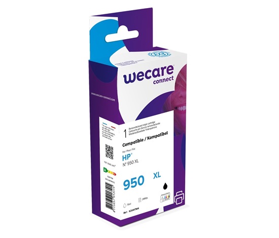WECARE Wkład ARMOR do HP Officejet 8100, 8600 (CN045AE), czarny/black, 75ml, 2890str