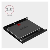 AXAGON RHD-125B, kovový rámeček pro 1x 2.5" HDD/SSD do 3.5" pozice, černý