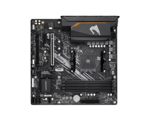 GIGABYTE MB Sc AM4 B550M AORUS ELITE, AMD B550, 4xDDR4, 1xHDMI, 1xDVI, mATX
