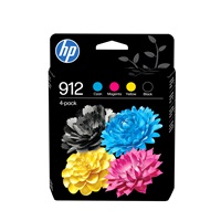 HP 912 CMYK Original Ink Cartridge 4-Pack (315 / 315 / 315 / 250 pages)