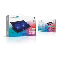 CONNECT IT chladící podložka pod notebook FrostBreeze, černá