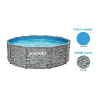 Marimex Florida Bazén 3,66x1,22 m bez příslušenství - motiv KÁMEN