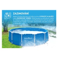 Marimex Florida Bazén 3,66x1,22 m bez příslušenství - motiv KÁMEN
