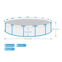 Marimex Florida bazén 4,57x1,32 m bez příslušenství - motiv RATAN