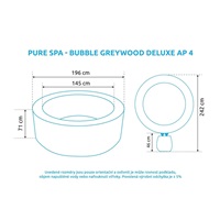 Intex vířivý bazén Pure Spa - Bubble Greywood Deluxe AP 4