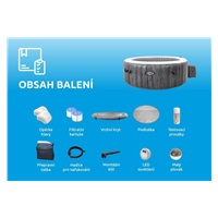 Intex vířivý bazén Pure Spa - Bubble Greywood Deluxe AP 4