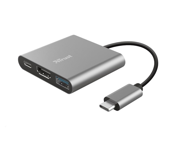 TRUST adaptér DALYX, 3-in-1, USB-C