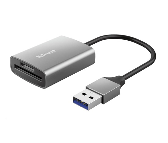 TRUST čtečka paměťových karet DALYX Fast, externí, USB 3.2, 8cm