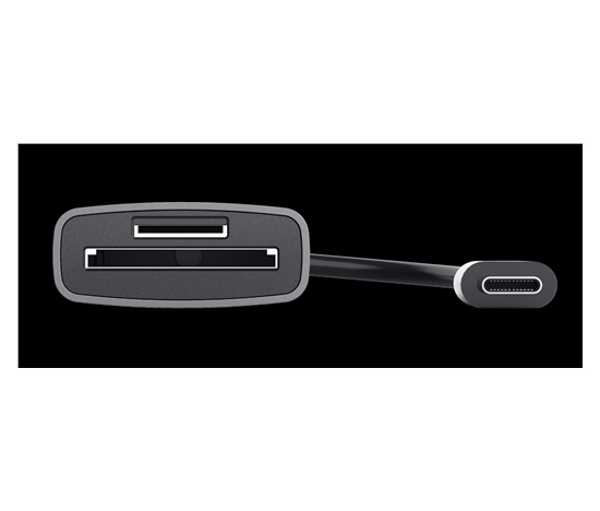 TRUST čtečka paměťových karet DALYX Fast, externí, USB-C, 8cm