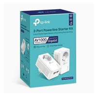 TP-Link TL-PA7027PKIT průchozí powerline set (AV1000,2xGbE, HomePlug AV2)