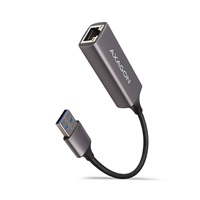 AXAGON ADE-TR, USB-A 3.2 Gen 1 - Gigabit Ethernet síťová karta, auto instal, titanově šedá