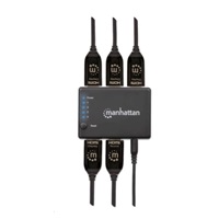 MANHATTAN Splitter HDMI 4 porty, 4K@30Hz, černá