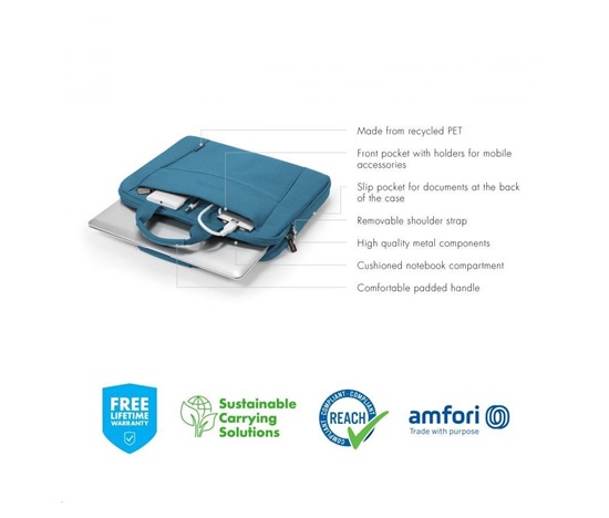 DICOTA Eco Slim Case BASE 13-14.1 Blue