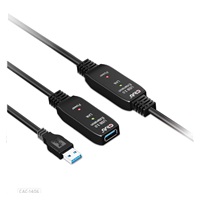 Club3D Kabel USB 3.2 Gen1 Active Repeater Cable M/F 28AWG, 15m