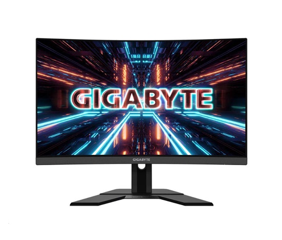 GIGABYTE LCD - 27" Gaming monitor G27QC A, 2560x1440 QHD, 250cd/m2, 1ms, 2xHDMI 2.0, 2xDP 1.2, curve, VA, 165Hz