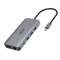 ACER 12v1 Type C dongle: 2 x USB3.2, 2 x USB2.0, 1x SD/TF, 2 x HDMI, 1 x PD, 1 x DP, 1 x RJ45, 1 x 3.5 Audio