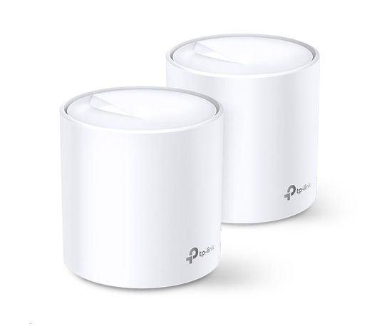 TP-Link Deco X20(2-pack) WiFi6 Mesh (AX1800, 2,4GHz/5GHz, 2xGbELAN/WAN)