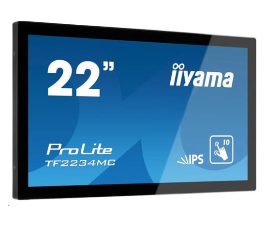 iiyama ProLite TF2234MC-B7X, 54.6cm (21.5''), Projected Capacitive, 10 TP, Full HD, black