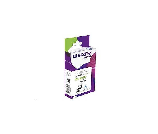 WECARE Taśma ARMOR do DYMO S0720690, niebieska/biała, 9mm x 7m