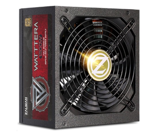 ZALMAN zdroj WATTTERA ZM1200-EBTII - 1200W 80+ Gold, 13,5cm fan, modular