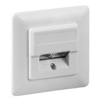 PremiumCord Zásuvka 2xRJ45 pod omítku, UTP Cat5e