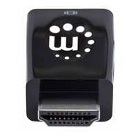 Manhattan adaptér HDMI na VGA, Micro Converter, HDMI Male na VGA Female, audio, černá