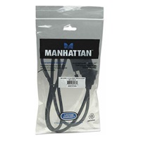 Manhattan kabel HDMI na DVI-D, Dual Link, 1m, černá