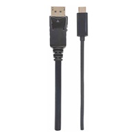 Manhattan kabel USB-C na DisplayPort, 1m, černá
