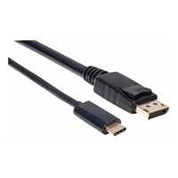 Manhattan kabel USB-C na DisplayPort, 2m, černá