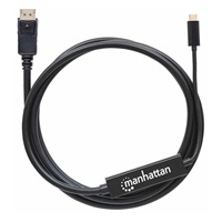 Manhattan kabel USB-C na DisplayPort, 2m, černá