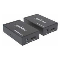 Manhattan HDMI rozdělovač, Extends 1080p Signal up to 120m with a Network Switch and Single Ethernet Cable, černá