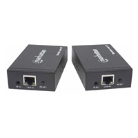 Manhattan HDMI rozdělovač, Extends 1080p Signal up to 120m with a Network Switch and Single Ethernet Cable, černá