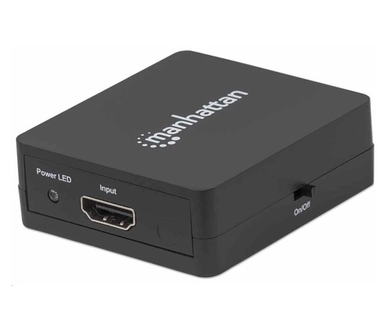 Manhattan HDMI rozdělovač, 1080p 2-Port HDMI Splitter, USB Powered, černá