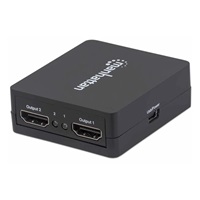 Manhattan HDMI rozdělovač, 1080p 2-Port HDMI Splitter, USB Powered, černá