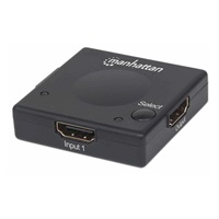 Manhattan HDMI přepínač, 2-Port HDMI Switch, 1080p, černá
