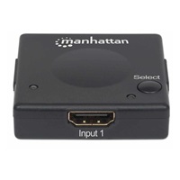 Manhattan HDMI přepínač, 2-Port HDMI Switch, 1080p, černá