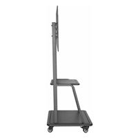 Manhattan univerzální TV vozík, Universal Heavy Duty TV Cart, 37" až 100" TV, černá