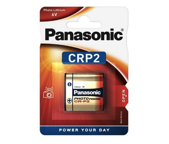 PANASONIC Lithiové - FOTO baterie CR-P2L/1BP 6V (blistr - 1ks)