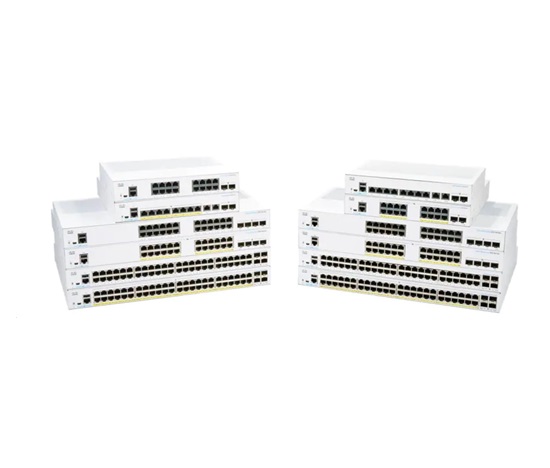Cisco switch CBS350-8T-E-2G-EU (8xGbE,2xGbE/SFP combo,fanless)