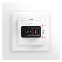AXAGON ACU-QS24, QC & SMART ładowarka sieciowa 24W, 2x port USB-A, QC3.0/AFC/FCP + 5V/1.2A