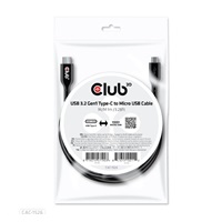 Club3D Kabel USB 3.2 Gen1 Type C na Micro USB Cable (M/M), Bidirectional, 1m
